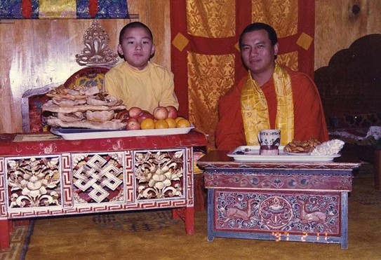 Kalu Rinpoché et Wangchen Rinpoche