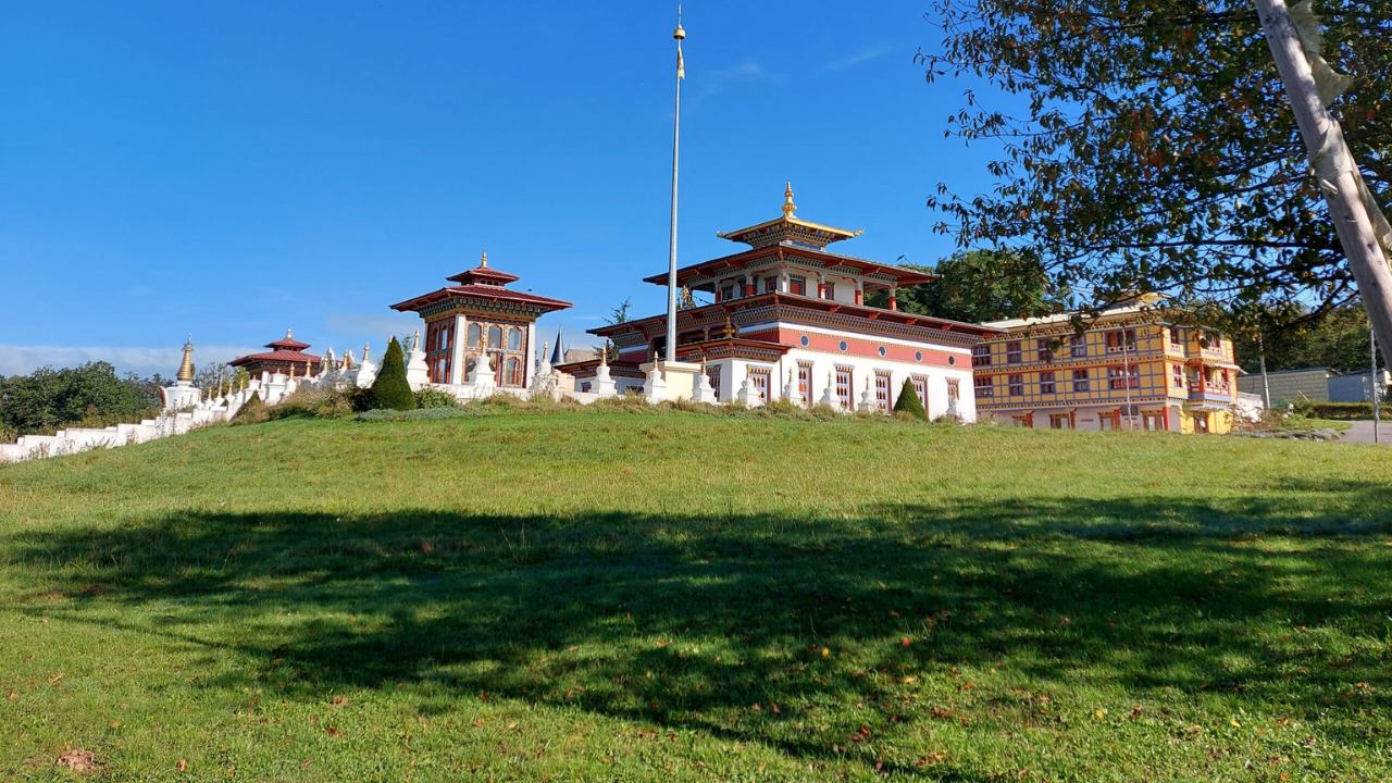 Vue générale depuis le bas du parc